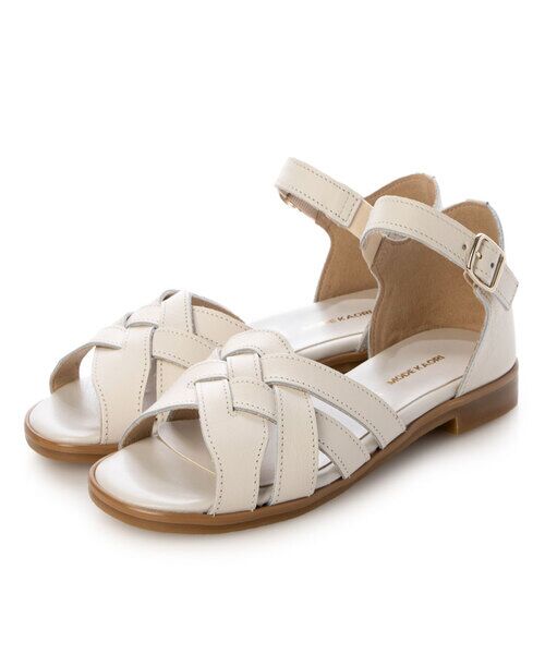 MODE KAORI / モードカオリ サンダル | 【本革】 メッシュセパレートサンダル 7127 | 詳細1