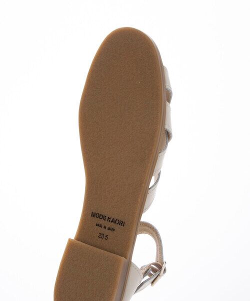 MODE KAORI / モードカオリ サンダル | 【本革】 メッシュセパレートサンダル 7127 | 詳細4