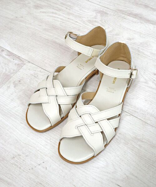 MODE KAORI / モードカオリ サンダル | 【本革】 メッシュセパレートサンダル 7127 | 詳細5