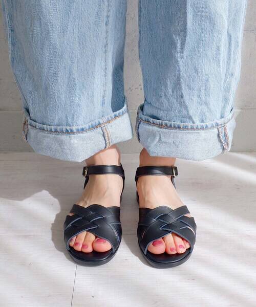 MODE KAORI / モードカオリ サンダル | 【本革】 メッシュセパレートサンダル 7127 | 詳細15