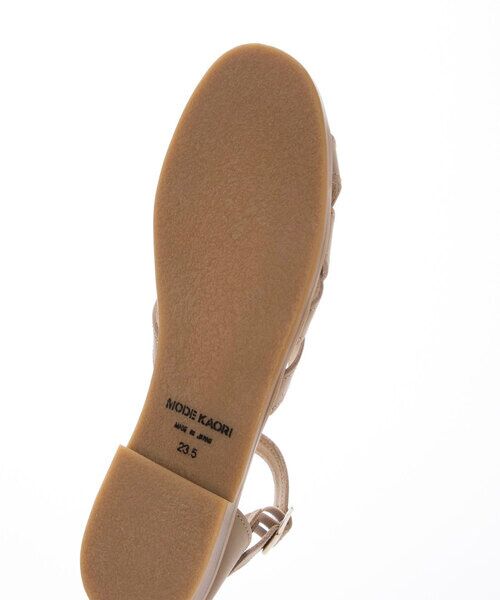 MODE KAORI / モードカオリ サンダル | 【本革】 メッシュセパレートサンダル 7127 | 詳細19