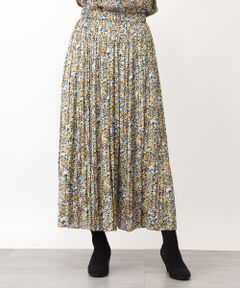 MOGA / モガ ロング・マキシ丈スカート | マルチフラワーptプリーツスカート