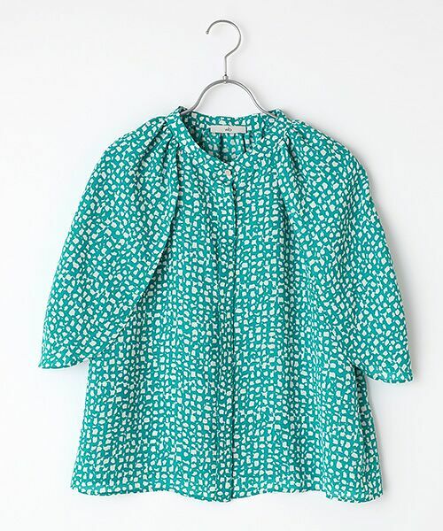 MOGA / モガ シャツ・ブラウス | ストーンジオメトリックptバンドカラーブラウス | 詳細6