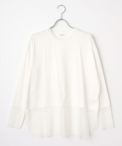 feerique 　メッシュドッキングカットソー