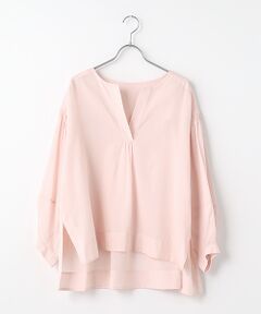 MOGA / モガ シャツ・ブラウス | 強撚2wayキュプラコットンスキッパーブラウス