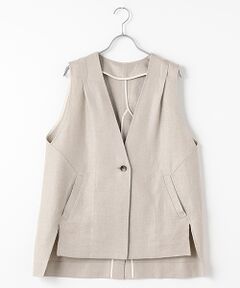 【MOGA】ノースリーブブルゾン　ベージュ アウター｜商品一覧｜BIGI online store - ビギ オンラインストア