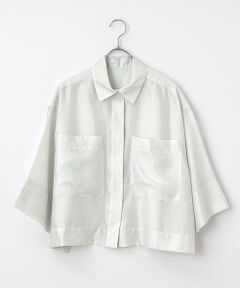 MOGA / モガ シャツ・ブラウス | スタイリスト戸野塚かおるコラボ シャイニーワッシャーブラウス