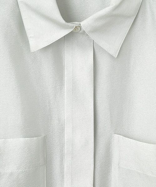 MOGA / モガ シャツ・ブラウス | スタイリスト戸野塚かおるコラボ シャイニーワッシャーブラウス | 詳細1