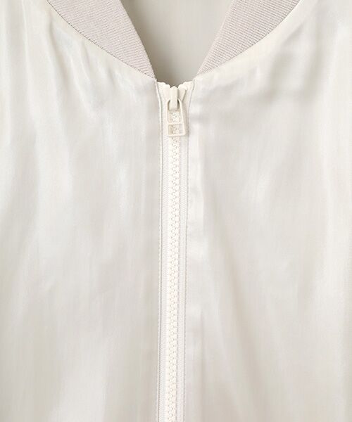 MOGA / モガ ブルゾン | スタイリスト戸野塚かおるコラボ ネイルヴィンテージサテンショートブルゾン | 詳細5