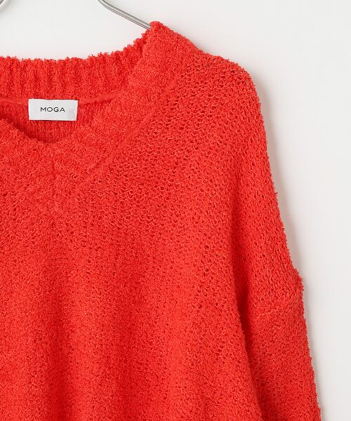MOGA / モガ ニット・セーター | DALIA Vネックショートニットトップス | 詳細2