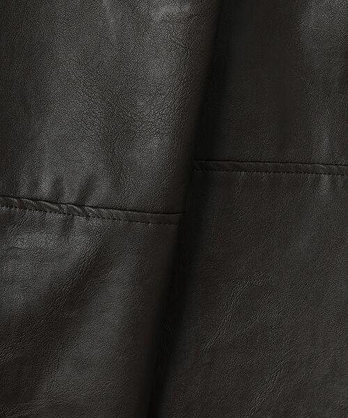 MOGA / モガ ロング・マキシ丈スカート | ヴィスコートスライトレザーIラインスカート | 詳細1