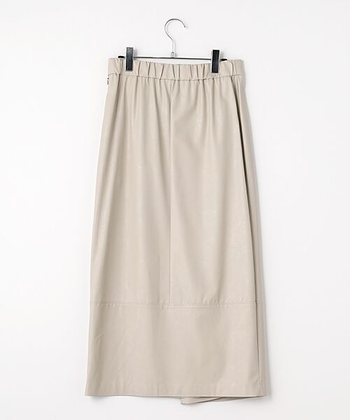 MOGA / モガ ロング・マキシ丈スカート | ヴィスコートスライトレザーIラインスカート | 詳細2
