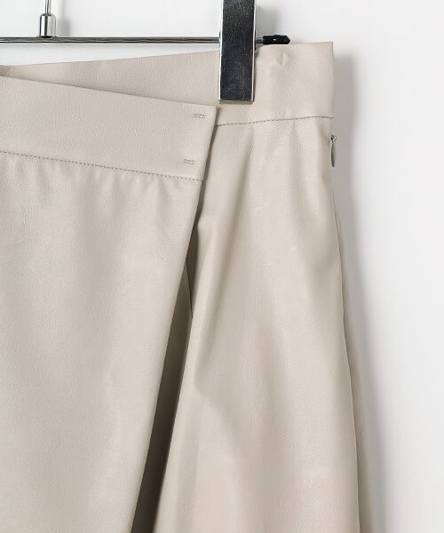 MOGA / モガ ロング・マキシ丈スカート | ヴィスコートスライトレザーIラインスカート | 詳細3