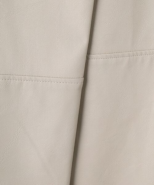 MOGA / モガ ロング・マキシ丈スカート | ヴィスコートスライトレザーIラインスカート | 詳細6