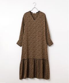 美品 モガ MOGA Vネック チュニック シャツ ワンピース 綿100% シャツワンピース レディース チュニックシャツ トップス 折り襟