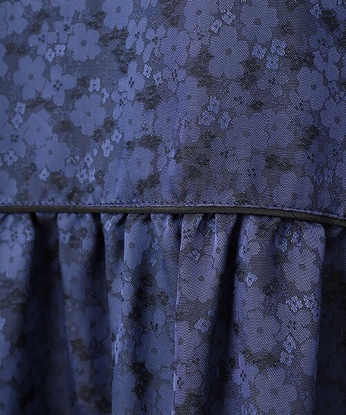 MOGA / モガ ロング・マキシ丈ワンピース | feerique フラワージャガードVネックワンピース | 詳細6