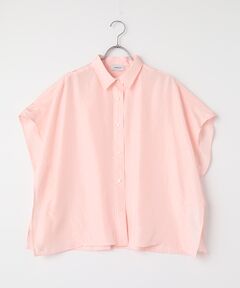 MOGA モガ　トップス　半袖シャツ　チュニック セール】 キカドットptバンドカラーチュニック （シャツ