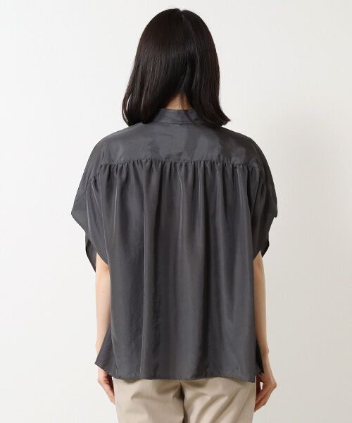 MOGA / モガ シャツ・ブラウス | セシェプレーンケープシャツ | 詳細3