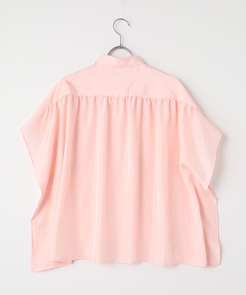 MOGA / モガ シャツ・ブラウス | セシェプレーンケープシャツ | 詳細7