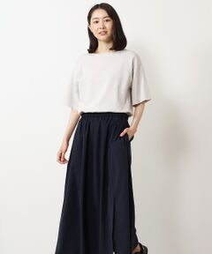 MOGA / モガ ロング・マキシ丈ワンピース | 雑誌eclat ×スタイリスト池田奈加子コラボ マイクロタスランコンビワンピース