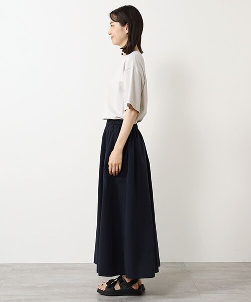 MOGA / モガ ロング・マキシ丈ワンピース | 雑誌eclat ×スタイリスト池田奈加子コラボ マイクロタスランコンビワンピース | 詳細7