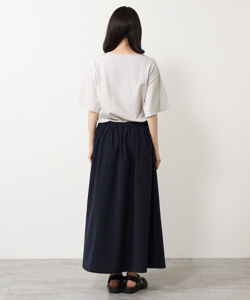 MOGA / モガ ロング・マキシ丈ワンピース | 雑誌eclat ×スタイリスト池田奈加子コラボ マイクロタスランコンビワンピース | 詳細8