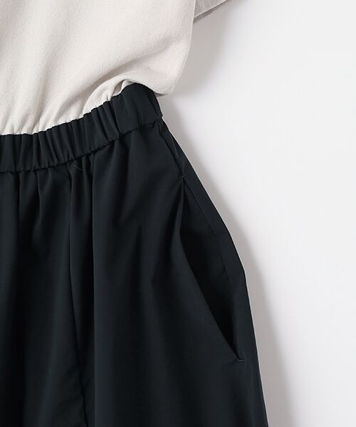 MOGA / モガ ロング・マキシ丈ワンピース | 雑誌eclat ×スタイリスト池田奈加子コラボ マイクロタスランコンビワンピース | 詳細3