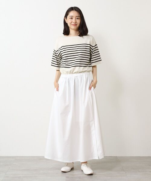 MOGA / モガ ロング・マキシ丈ワンピース | 雑誌eclat ×スタイリスト池田奈加子コラボ マイクロタスランコンビワンピース | 詳細12