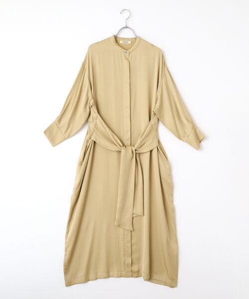 MOGA / モガ ロング・マキシ丈ワンピース | 雑誌eclat ×スタイリスト池田奈加子コラボ ドレープサテンワンピース | 詳細13