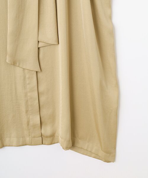 MOGA / モガ ロング・マキシ丈ワンピース | 雑誌eclat ×スタイリスト池田奈加子コラボ ドレープサテンワンピース | 詳細5