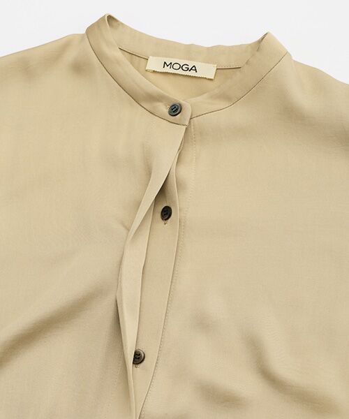 MOGA / モガ ロング・マキシ丈ワンピース | 雑誌eclat ×スタイリスト池田奈加子コラボ ドレープサテンワンピース | 詳細7