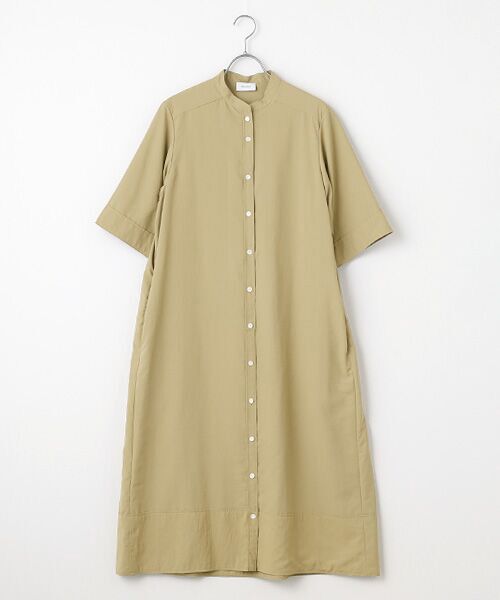 MOGA / モガ ロング・マキシ丈ワンピース | ブロードエアフローハーフスリーブシャツワンピース | 詳細5