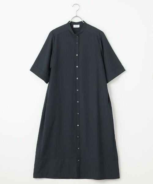 MOGA / モガ ロング・マキシ丈ワンピース | ブロードエアフローハーフスリーブシャツワンピース | 詳細12