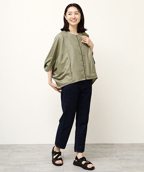 MOGA / モガ ブルゾン | キュプラツイルブルゾン | 詳細12