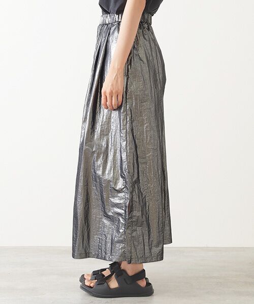 MOGA / モガ ロング・マキシ丈スカート | ナイロンフォイルスカート | 詳細6