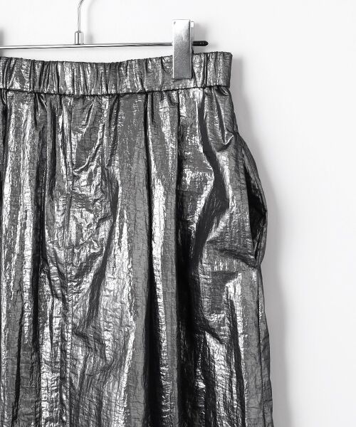 MOGA / モガ ロング・マキシ丈スカート | ナイロンフォイルスカート | 詳細2