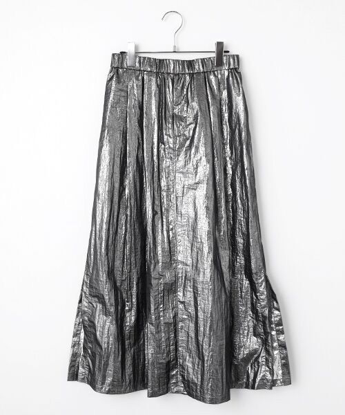 MOGA / モガ ロング・マキシ丈スカート | ナイロンフォイルスカート | 詳細10