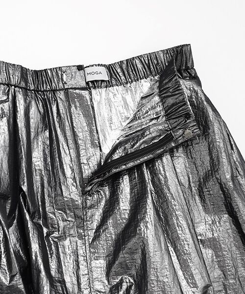 MOGA / モガ ロング・マキシ丈スカート | ナイロンフォイルスカート | 詳細4