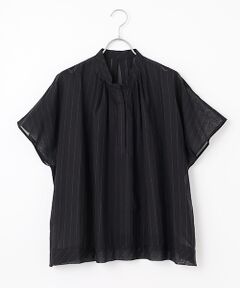 MOGA半袖ブラウス MOGA / モガ シャツ・ブラウス（条件：ブラック系、在庫無し含む