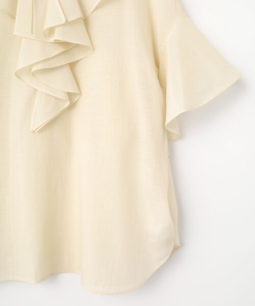 MOGA / モガ シャツ・ブラウス | feerique シルキーローンフリルブラウス | 詳細4