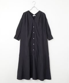 美品 MOGA モガ Vネック チュニック ワンピース レディース グレージュ 美品 MOGA モガ Vネック チュニック ワンピース レディース