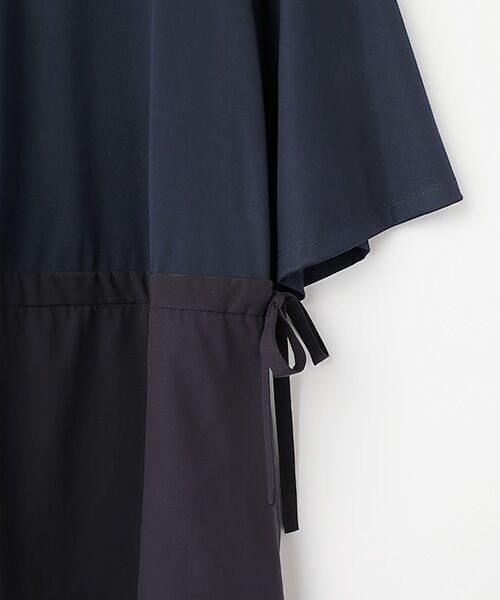 MOGA / モガ ロング・マキシ丈ワンピース | R/Nジャージードッキングフレアーワンピース | 詳細4