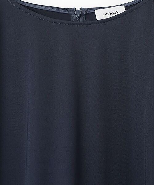 MOGA / モガ ロング・マキシ丈ワンピース | R/Nジャージードッキングフレアーワンピース | 詳細6