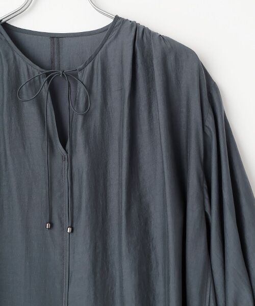 MOGA / モガ ロング・マキシ丈ワンピース | シャイニーローンタンブラーAラインシルエットワンピース | 詳細2