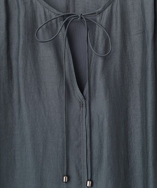 MOGA / モガ ロング・マキシ丈ワンピース | シャイニーローンタンブラーAラインシルエットワンピース | 詳細6