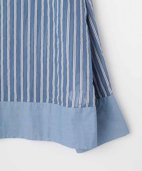 MOGA / モガ シャツ・ブラウス | シアーメモリーストライプシャツブラウス | 詳細3