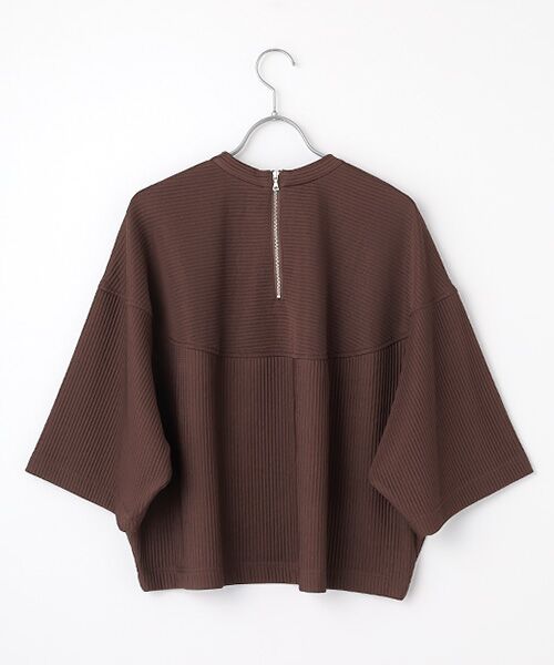 MOGA / モガ カットソー | feerique　キルトストライプコクーンシルエットプルオーバー | 詳細1