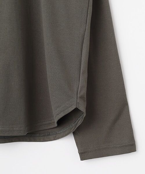 MOGA / モガ Tシャツ | feerique　刺繍ロゴラウンドヘムプルオーバー | 詳細4