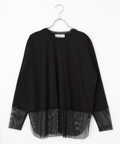 MOGA / モガ カットソー | feerique コンパクト天竺ドッキングプルオーバー