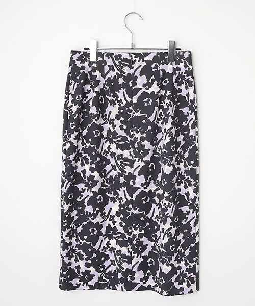 MOGA / モガ ロング・マキシ丈スカート | wb ぼかしフラワープリントポンチタイトスカート | 詳細2